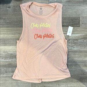 Club Pilates Pink Tank Top Sz XL
